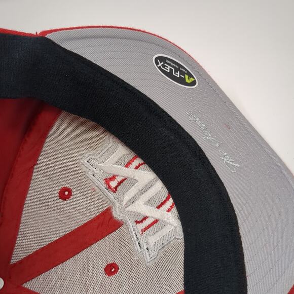 Northwest Nazarene University Crusaders Fitted Baseball Cap Red L The Game Pro - Picture 8 of 10